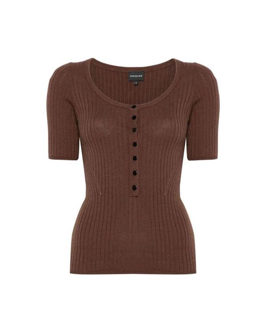 Birgitte Herskind Brown Strickbluse