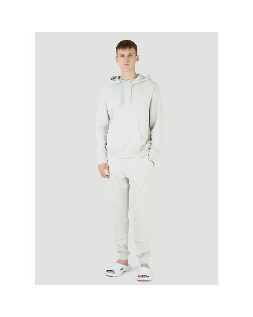Helmut Lang Katoenen Hoodie Met Zak in het Gray voor heren