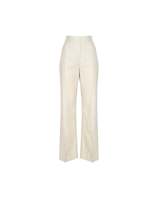 Jacquemus Natural Wide Trousers