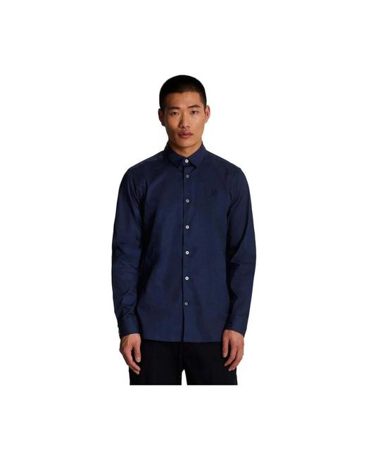 Lyle & Scott Casual Shirts in het Blue voor heren