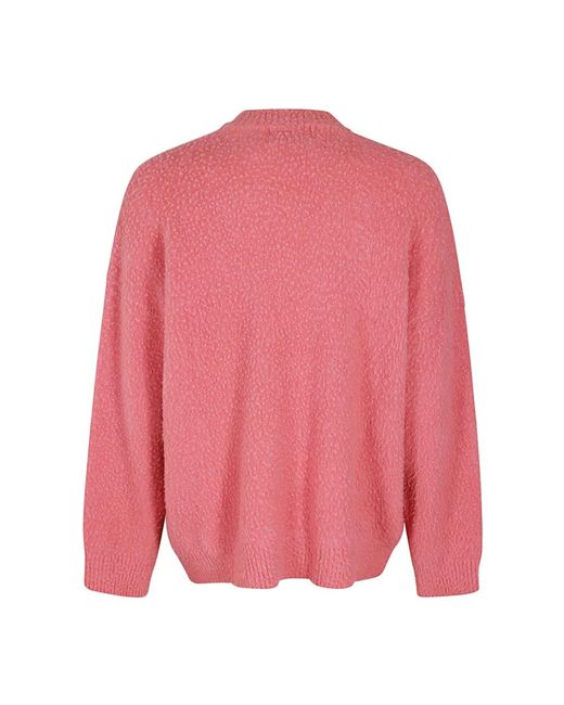 Bonsai Pink Round-Neck Knitwear for men