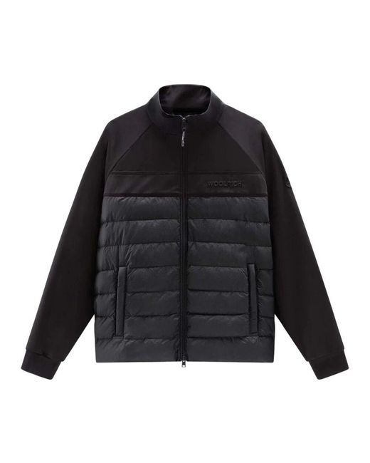 Woolrich Black Down Jackets for men