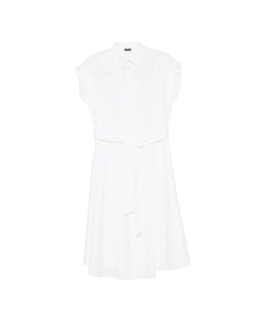 Kiton White Shirt Dresses