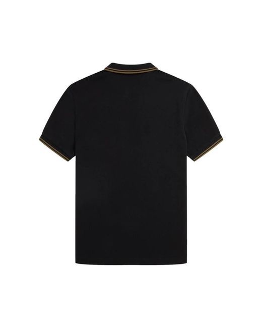 Fred Perry Black Polo Shirts for men