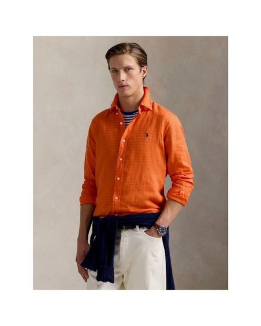 Casual Shirts Polo Ralph Lauren de hombre de color Orange