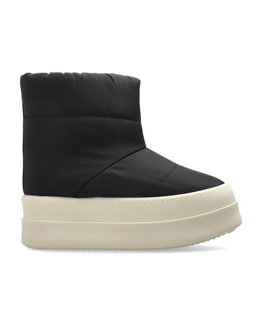 Rick Owens Black Winter Boots