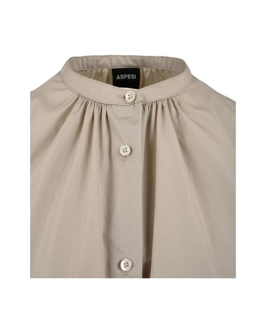 Aspesi Overhemden ,Katoen Damesblouse in het Natural