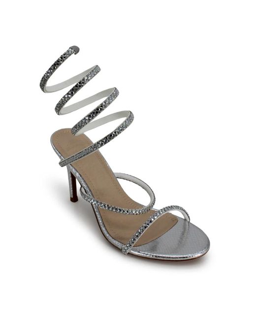 TWENTYFOUR Gray High Heel Sandals