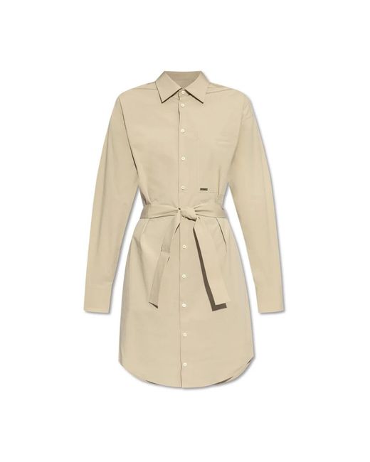 DSquared² Natural Shirt Dresses