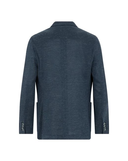 Fedeli Blue Blazers for men