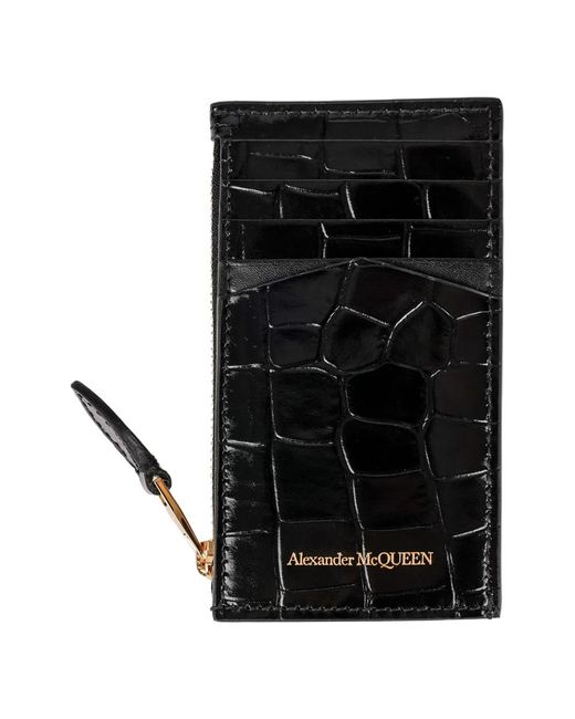 McQueen Black Small Leather Goods