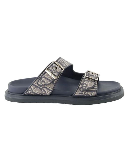 Dior Blue Sliders for men