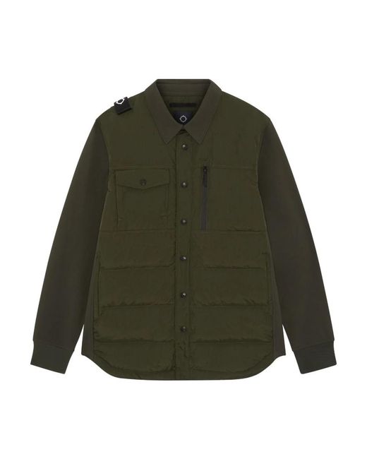 Ma Strum Green Down Jackets for men
