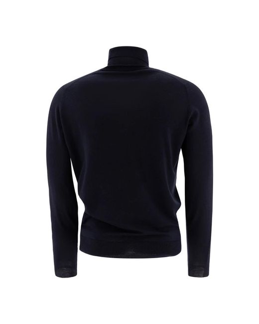 John Smedley Blue Turtlenecks for men