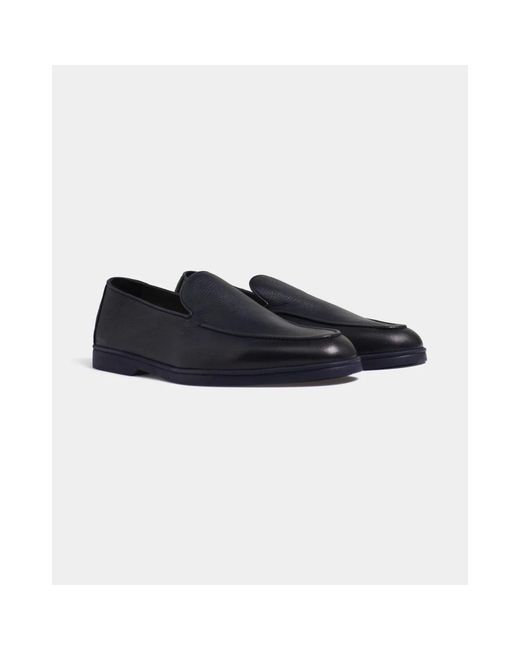 Doucal's Blue Loafers for men