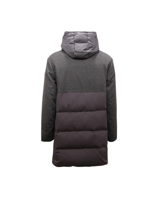 DUNO Black Down Jackets for men