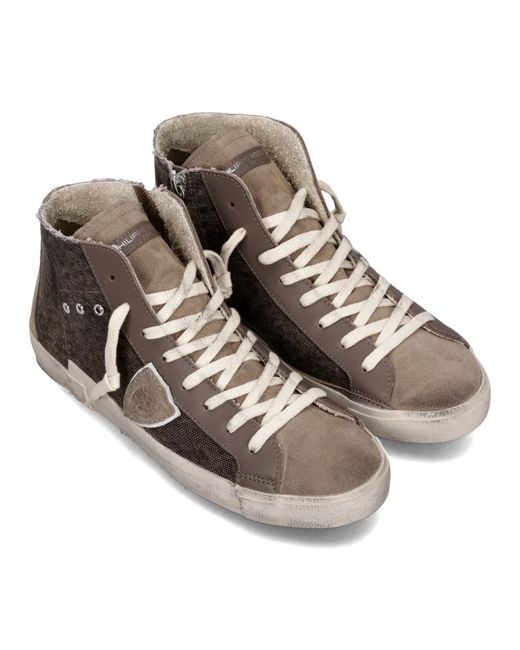 Philippe Model Brown Sneakers for men