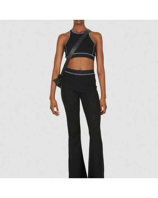McQueen Black Wide Trousers