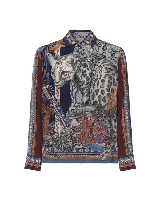 Etro Multicolor Casual Shirts for men