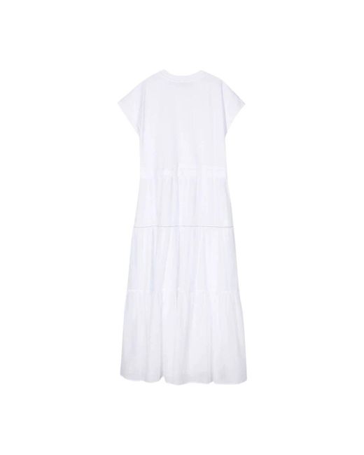 Peserico White Midi Dresses