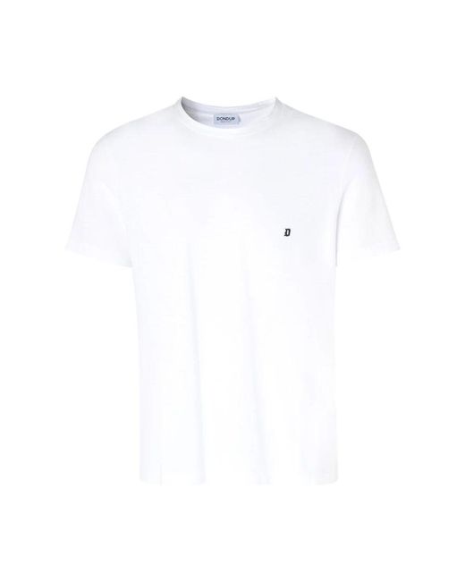 Dondup White T-Shirts for men