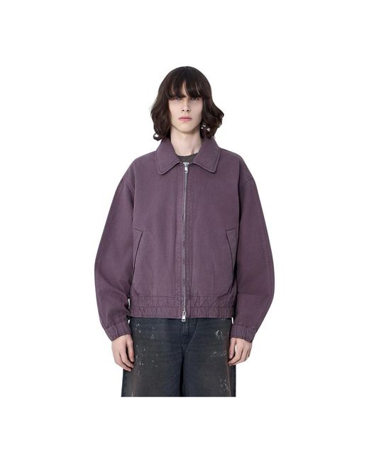 Our Legacy Jassen ,Paars ,Katoen Command Jacket in het Purple voor heren