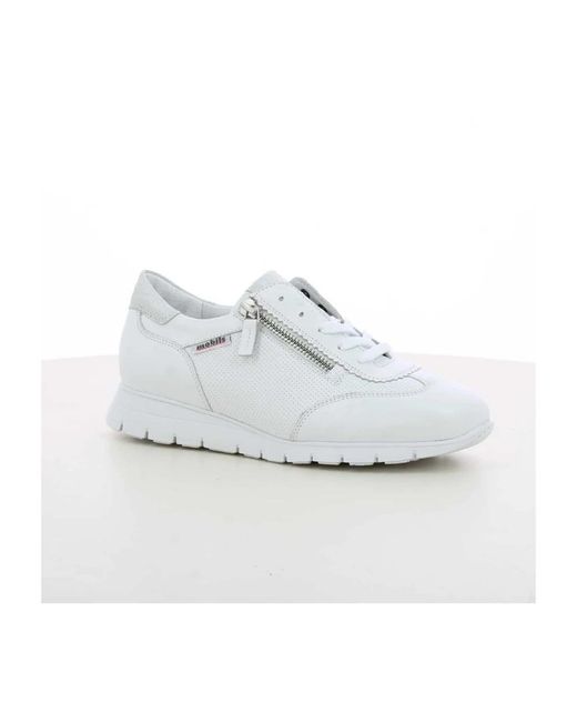 Mobils Schoenen ,Wit ,Witte Donia Damesschoenen in het White
