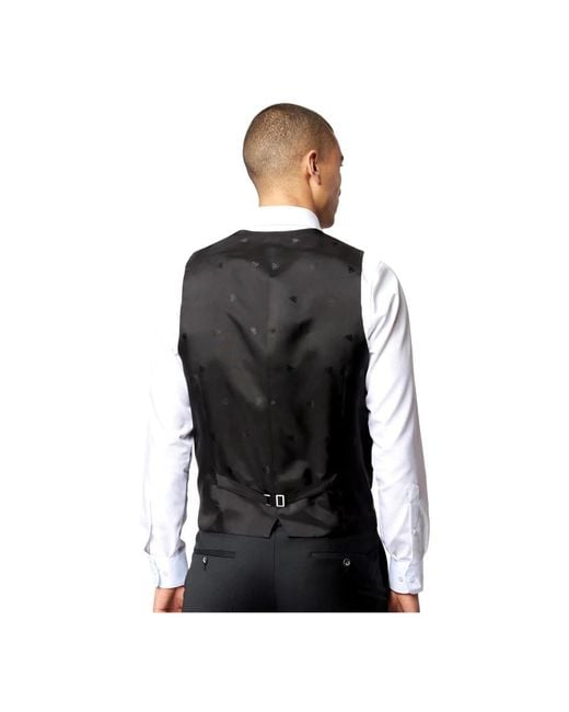 Suit Vests Roy Robson de hombre de color Black