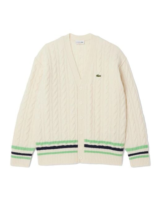 Lacoste Natural Cardigans for men