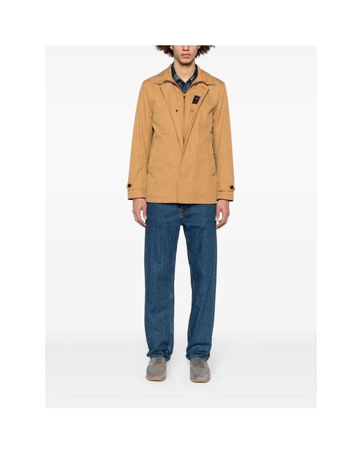 Light Jackets di Fay in Brown da Uomo