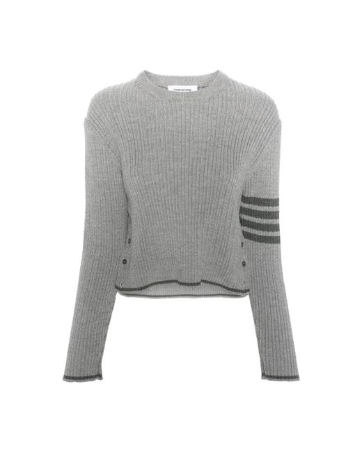 Knitwear > round-neck knitwear Thom Browne en coloris Gray