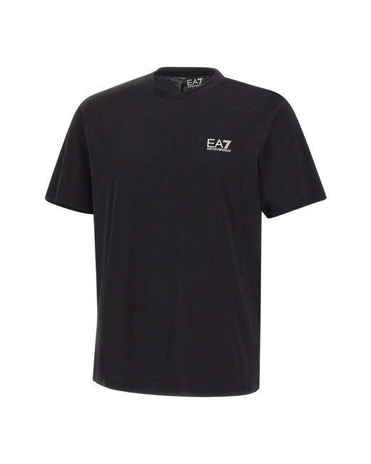 EA7 Black T-Shirts for men