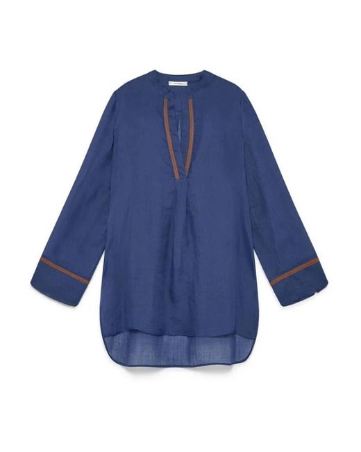 Maliparmi Blue Blouses