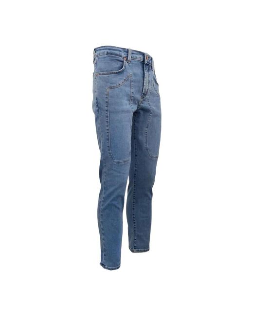 Jeckerson Blue Skinny Jeans for men