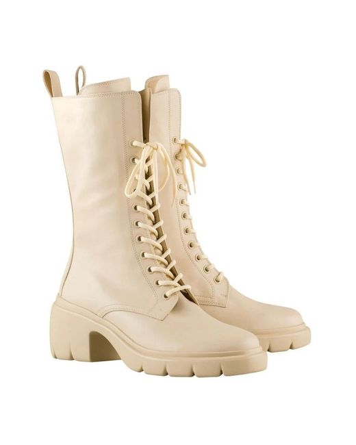 Högl Natural Lace-Up Boots