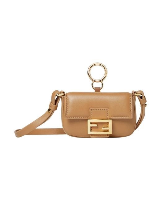 Fendi Natural Shoulder Bags