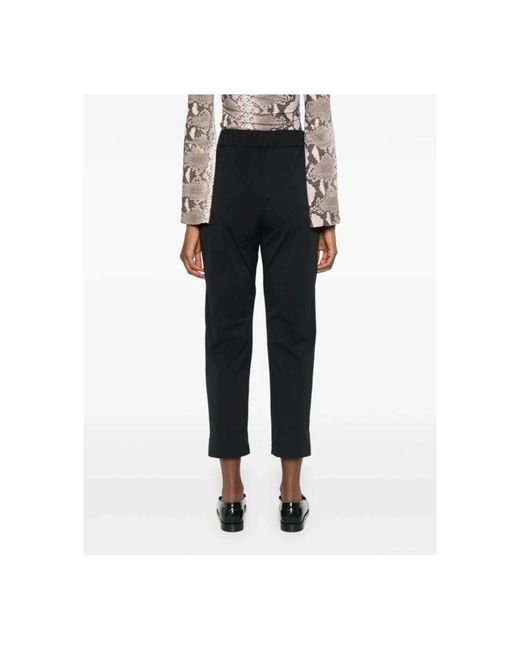 Max Mara Black Schwarze golfhose easywear stil