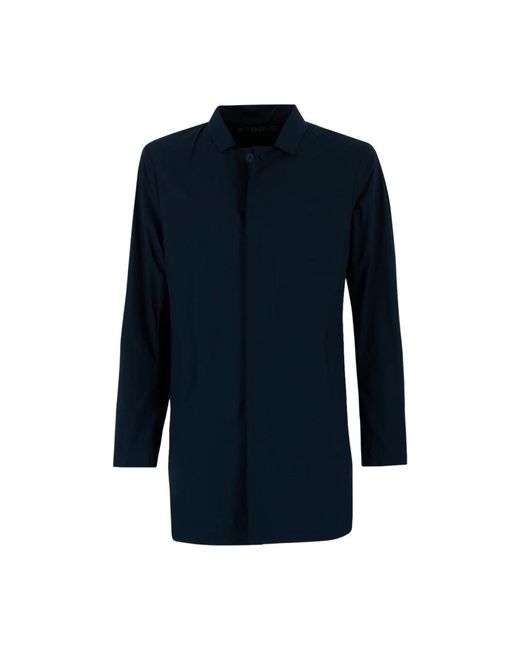People Of Shibuya Blue Single-Breasted Coats for men