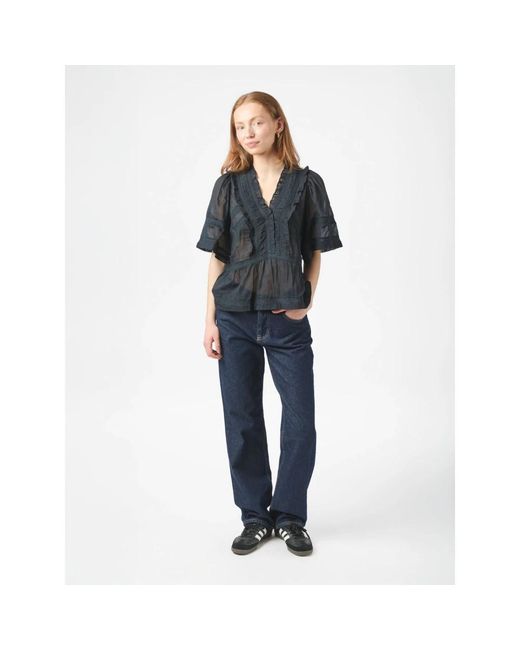Neo Noir Black Blouses