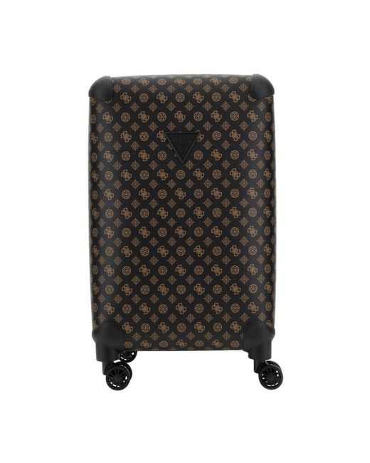 Large Suitcases Guess de color Black