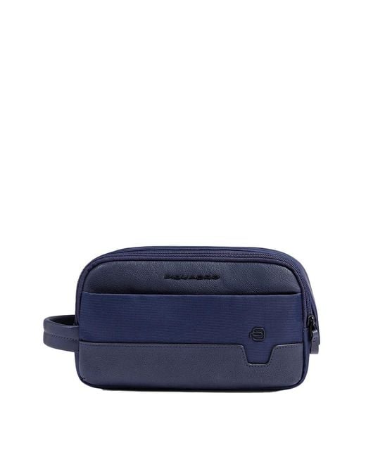 Piquadro Blue Toilet Bags for men