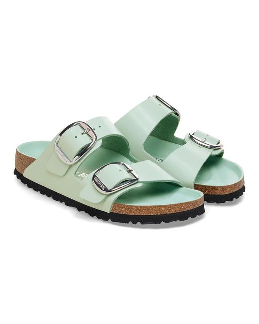 Birkenstock Green Sliders