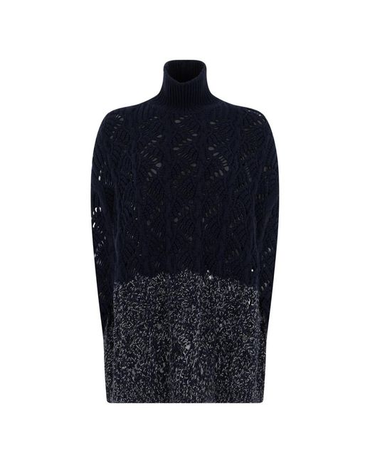 Fabiana Filippi Blue Turtlenecks