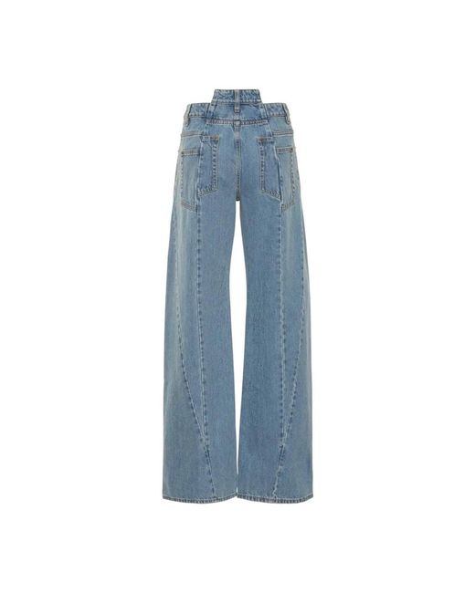 Maison Margiela Blue Wide Jeans