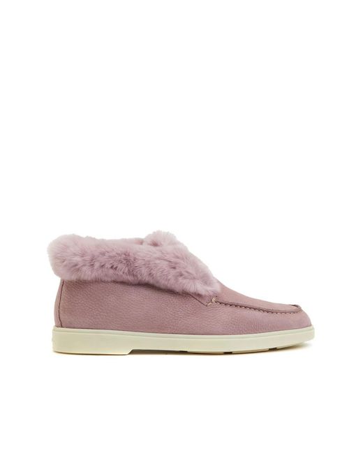 Santoni Schoenen ,Roze ,Stijlvolle Laarzen Voor Trendy Look in het Pink