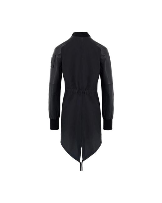 Moose Knuckles Blue Belted Coats