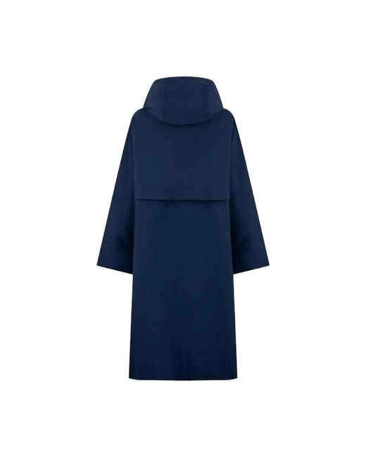Herno Jassen ,Blauw ,Polyester Lange Trenchcoat in het Blue