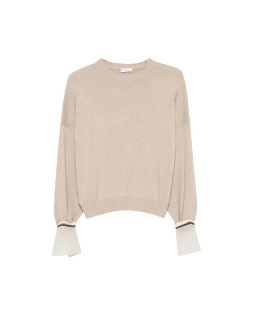 Brunello Cucinelli Natural Cashmere Knitwear