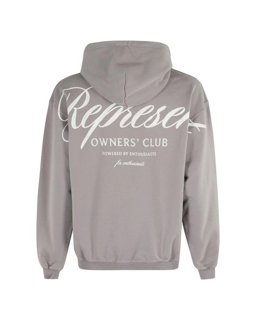 Hoodies Represent de hombre de color Gray