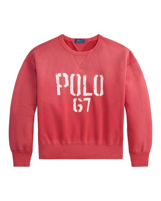 Ralph Lauren Red Sweatshirts for men